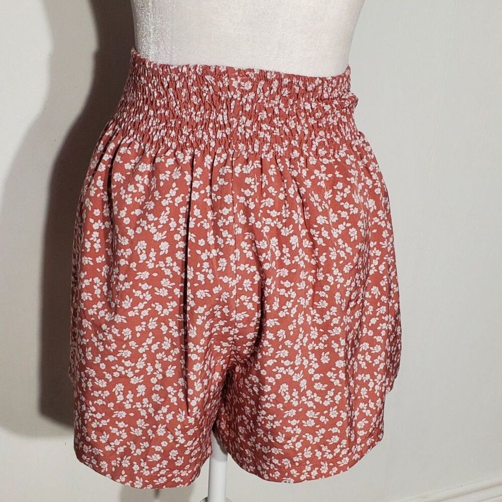 EMERY ROSE SHORT PINK ELASTIC WAIST POLYESTER POCKETS SIZE 2X